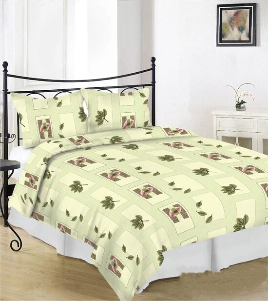 Green kokvilnas gultas veļas komplekti 