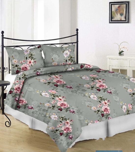 Grey makosatīna gultas veļas komplekts