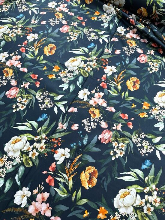 Nakts ziedi satīna komlekts,Turcija