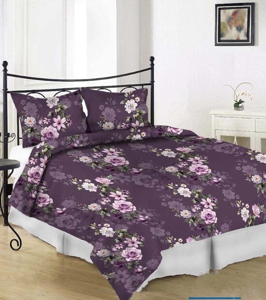 Plum makosatīna palagi ar gumiju